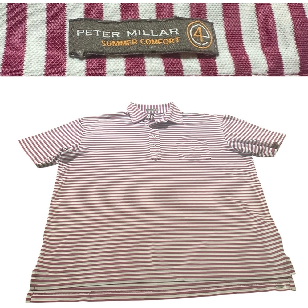 Peter Millar Summer Comfort Men’s Striped Polo